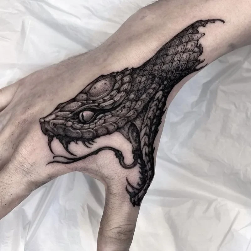 Horrible Snake Black Cobra Waterproof Fake Tattoo Sticker Body Art Transfer Tattoo Temporary Tattoos
Horrible Snake Black Cobra Waterproof Fake Tattoo Sticker Body Art Transfer Tattoo Temporary Tattoos
