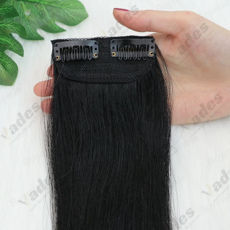 Natural Human Hair Clip in Extensions Invisible & Seamless Add Top/Side Volume for Women Use Short Hair 10-30cm Hairpiece
Natural Human Hair Clip in Extensions Invisible & Seamless Add Top/Side Volume for Women Use Short Hair 10-30cm Hairpiece