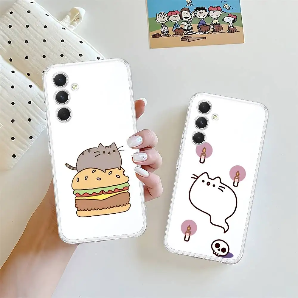 Cute H-Pusheen-S Phone Case For Samsung Galaxy A52 A12 A51 S21 Edge S22ULTRA S23 S24 S20LITE Plus Ultra Transparent Cover
Cute H-Pusheen-S Phone Case For Samsung Galaxy A52 A12 A51 S21 Edge S22ULTRA S23 S24 S20LITE Plus Ultra Transparent Cover