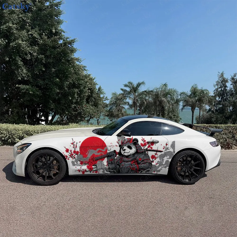 2pcs Panda Warrior Pattern Car Side Wraps, Self-Adhesive PVC Waterproof & Scratch-Resistant Stickers, Car Accessory Gift
2pcs Panda Warrior Pattern Car Side Wraps, Self-Adhesive PVC Waterproof & Scratch-Resistant Stickers, Car Accessory Gift