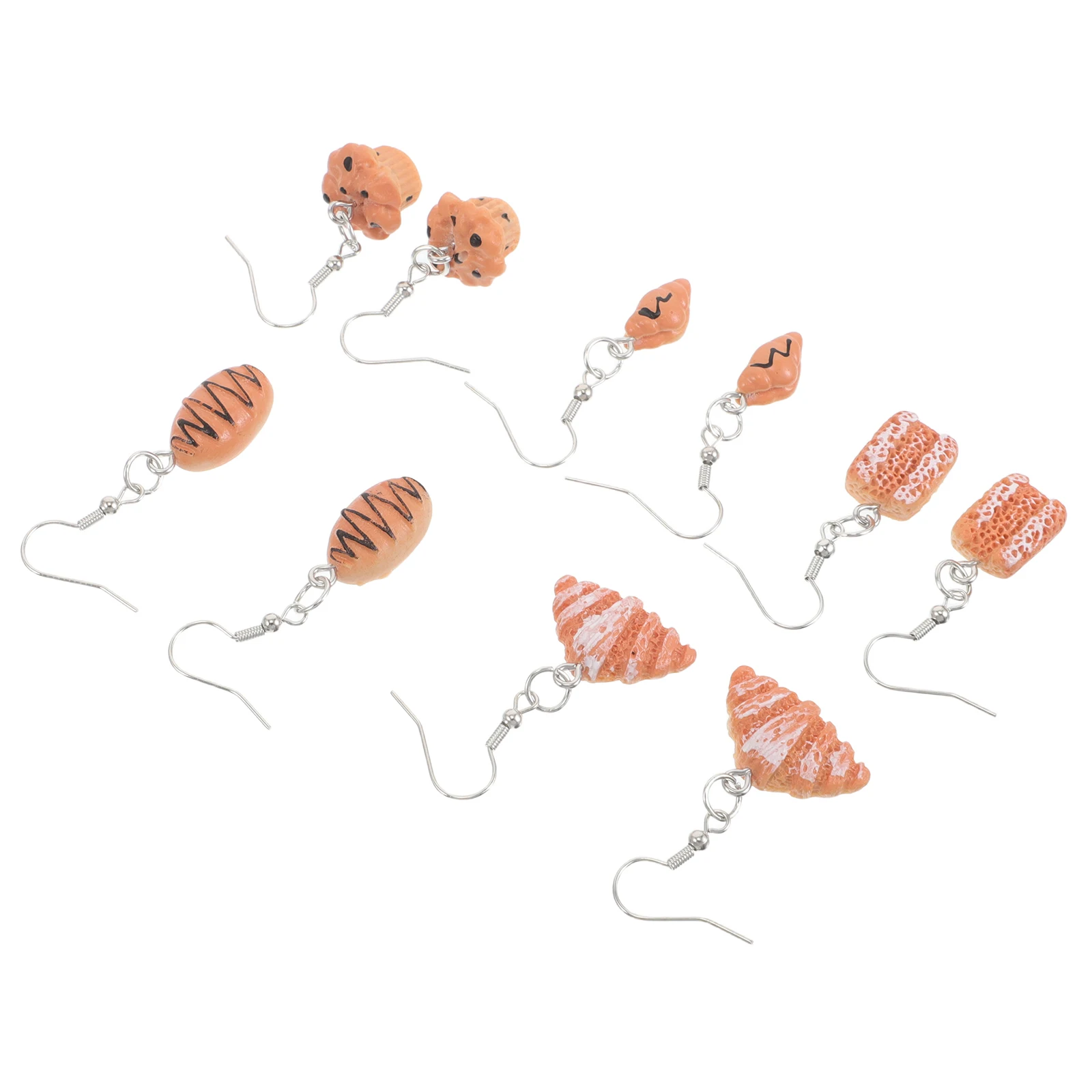 10pcs Simulated Food Earrings Realistic Bread Jewelry Aesthetic Dangle Drop Cute DIY Charm Pendant Accessories
10pcs Simulated Food Earrings Realistic Bread Jewelry Aesthetic Dangle Drop Cute DIY Charm Pendant Accessories