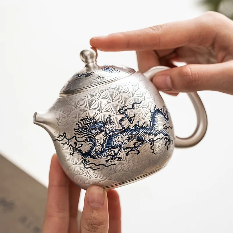 Silver Plating Chinese Porcelain Dragon Kettle Teapot Tea Ceremony Set Milk Oolong Tea Tie Guan Yin Teaware Type Lily Deng
Silver Plating Chinese Porcelain Dragon Kettle Teapot Tea Ceremony Set Milk Oolong Tea Tie Guan Yin Teaware Type Lily Deng
