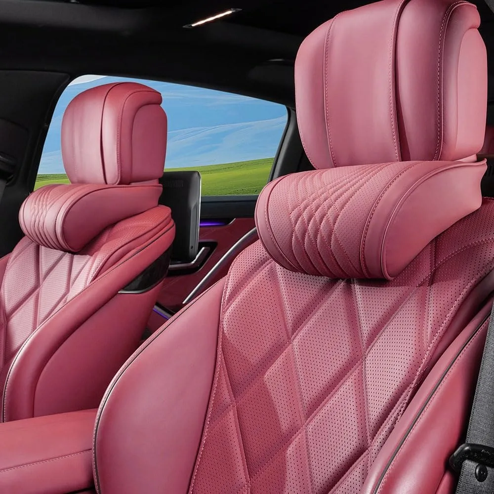 Car Headrest Memory Foam Neck Pillow for Driving with Leather Cover Soft Comfortable Seat Head Pillow Cushion for Most Cars SUV
Car Headrest Memory Foam Neck Pillow for Driving with Leather Cover Soft Comfortable Seat Head Pillow Cushion for Most Cars SUV