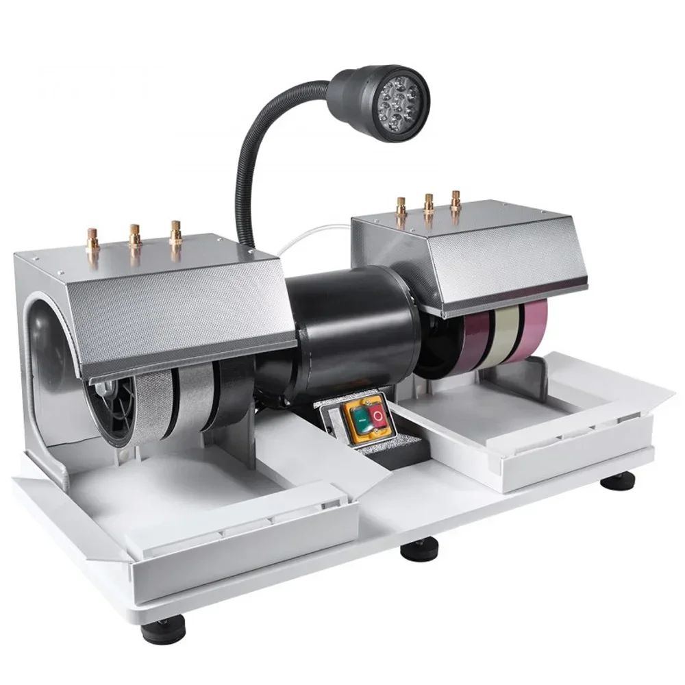 Эффективный гранильный камень с лампой, 1800 об/мин, шлифовальный станок для драгоценных камней, нефритового камня, кабошонов для ожерелья
Эффективный гранильный камень с лампой, 1800 об/мин, шлифовальный станок для драгоценных камней, нефритового камня, кабошонов для ожерелья