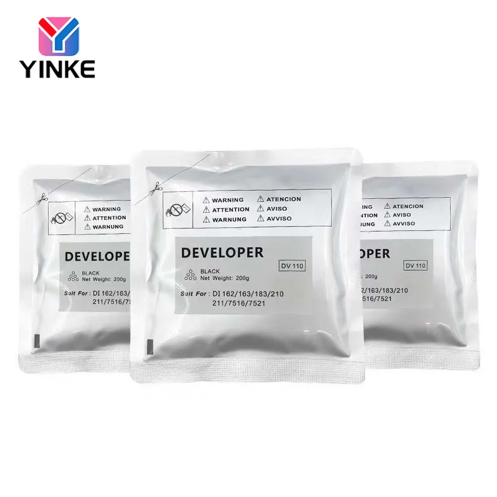 DV110 Developer Powder For Konica Minolta Bizhub Di162 162 210 7521 211 163 183 7516 152 183 1611 210 163 DI181 EP105 Carrier
DV110 Developer Powder For Konica Minolta Bizhub Di162 162 210 7521 211 163 183 7516 152 183 1611 210 163 DI181 EP105 Carrier
