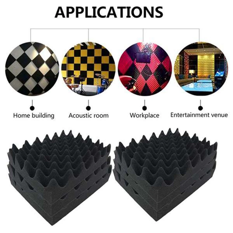 Highly Recommended.24 Pcs Acoustic Foam Fireproof Panel,Foam for Recording,Offices,Etc
Highly Recommended.24 Pcs Acoustic Foam Fireproof Panel,Foam for Recording,Offices,Etc