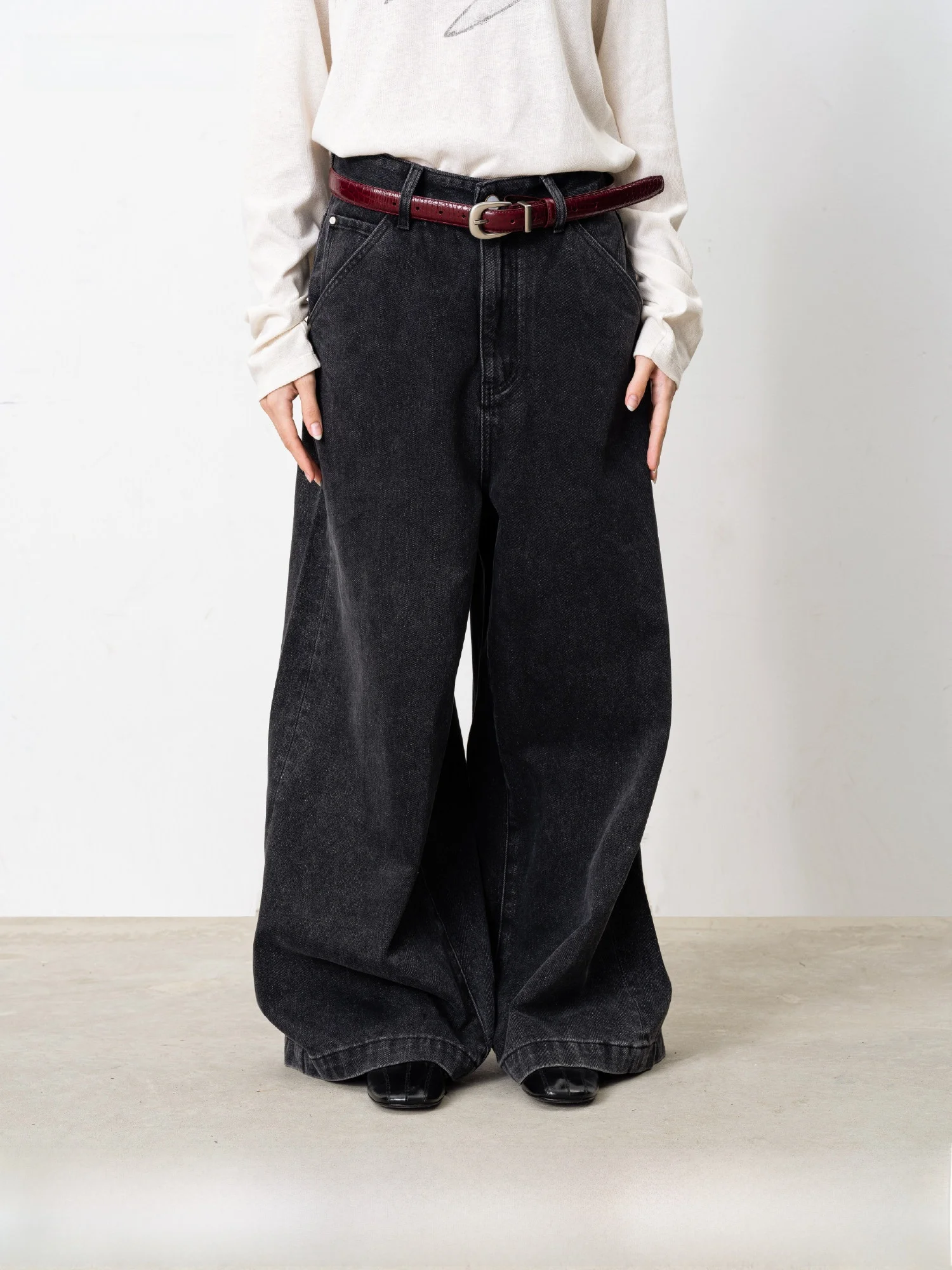 KIP MERCI Autumn Winter New Arrival Women's Casual Loose Leggings Bla Denim Pants Faded Bell Bot Cotton Polyester Blend
KIP MERCI Autumn Winter New Arrival Women's Casual Loose Leggings Bla Denim Pants Faded Bell Bot Cotton Polyester Blend