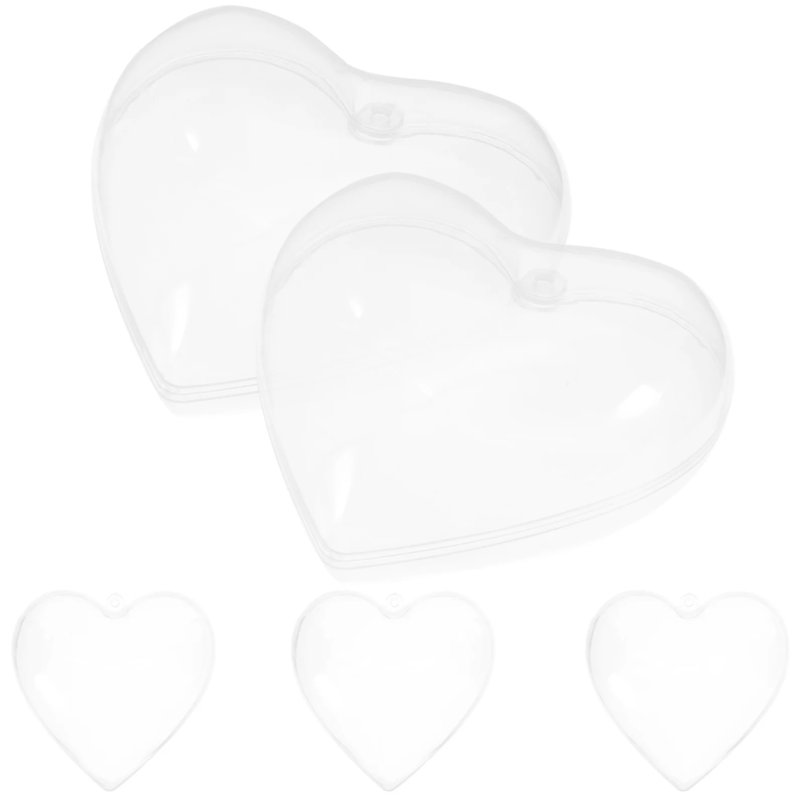 5pcs Clear Plastic Fillable Heart Shaped Balls Elf Christmas Ball Candy Box Wedding Hanging Ornaments DIY Decor
5pcs Clear Plastic Fillable Heart Shaped Balls Elf Christmas Ball Candy Box Wedding Hanging Ornaments DIY Decor