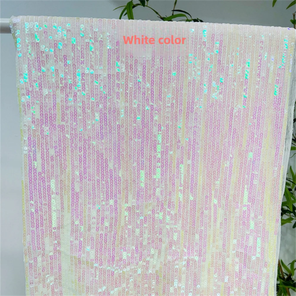 Vertical Stripe Sequin Embroidered Tulle Fabric for DIY Sewing Handmade Evening Dress Clothing Fashion Material Cloth By Yard
Vertical Stripe Sequin Embroidered Tulle Fabric for DIY Sewing Handmade Evening Dress Clothing Fashion Material Cloth By Yard