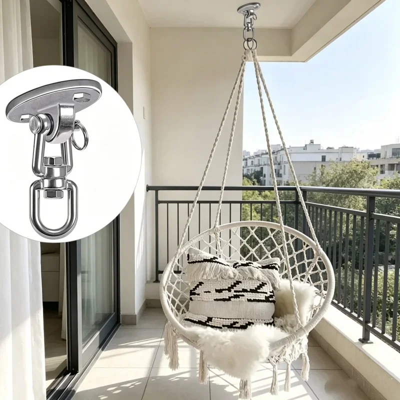 Universal Swing Ceiling Mount Hangers 2 Pieces Swivel Design Sturdy Hooks For Porch Swing Chair Indoor Outdoor Sports Swing Set
Universal Swing Ceiling Mount Hangers 2 Pieces Swivel Design Sturdy Hooks For Porch Swing Chair Indoor Outdoor Sports Swing Set