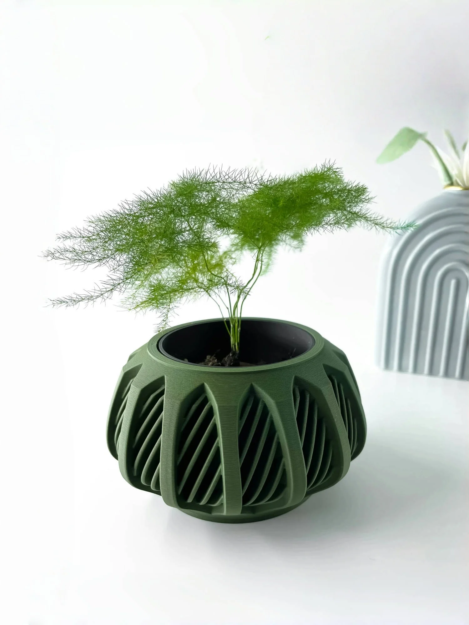 Modern Minimalist 3D Printed Plant Pot – Biodegradable Flower Planter for Home Decor, Eco-Friendly Sustainable Gift (Mirex)
Modern Minimalist 3D Printed Plant Pot – Biodegradable Flower Planter for Home Decor, Eco-Friendly Sustainable Gift (Mirex)