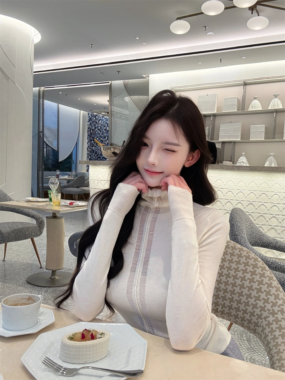 Женский шерстяной свитер Kikimy: базовая модель с высоким воротником, длинным рукавом, стандартной длины, для ношения под одеждой, осень-зима
Женский шерстяной свитер Kikimy: базовая модель с высоким воротником, длинным рукавом, стандартной длины, для ношения под одеждой, осень-зима