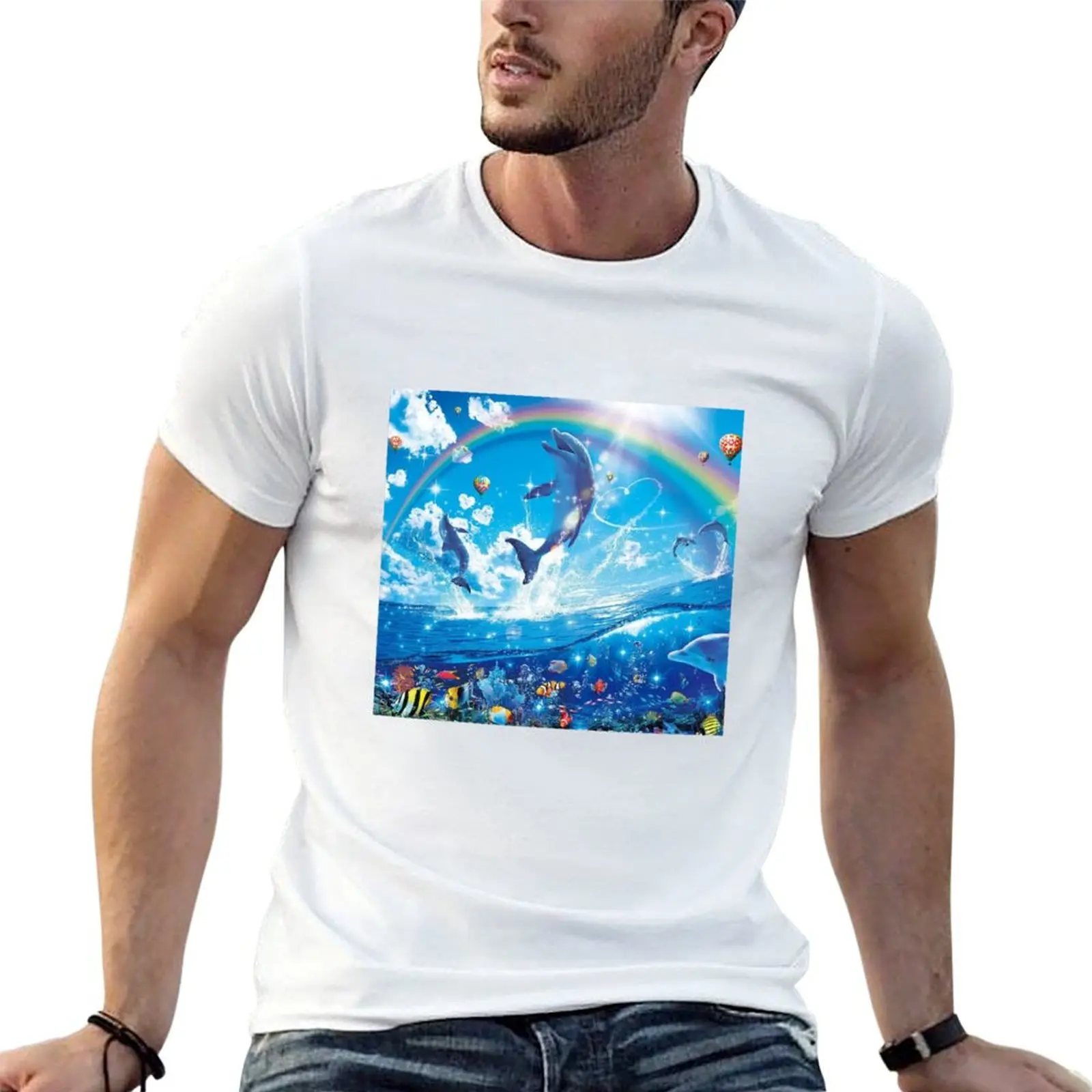 Symphony Dolphins Frutiger Aero T-Shirt graphic t shirts for man t shirt for man 100 percent cotton T-Shirt
Symphony Dolphins Frutiger Aero T-Shirt graphic t shirts for man t shirt for man 100 percent cotton T-Shirt