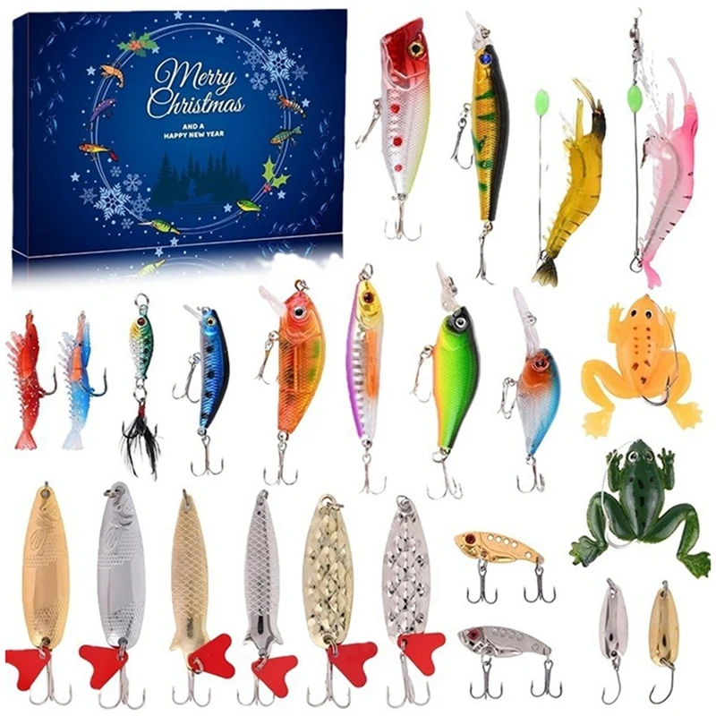 Fishing Lures Set Blind Box Cross-Border Christmas Gifts Set For Fishing Enthusiasts
Fishing Lures Set Blind Box Cross-Border Christmas Gifts Set For Fishing Enthusiasts