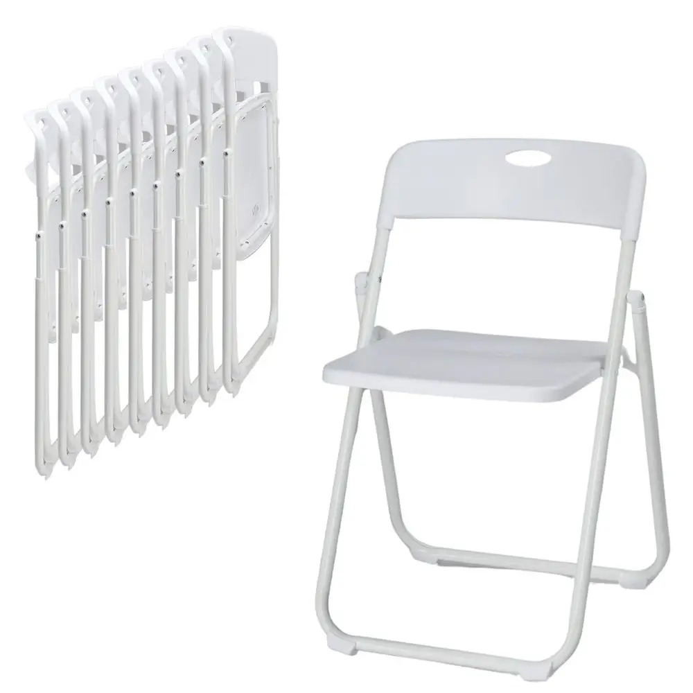 10 Pcs Folding Chair, 300LBS Lightweight Foldable Plastic Chair, Reinforced Metal Frame Easy to Fold amp Store for Indoor amp O
10 Pcs Folding Chair, 300LBS Lightweight Foldable Plastic Chair, Reinforced Metal Frame Easy to Fold amp Store for Indoor amp O