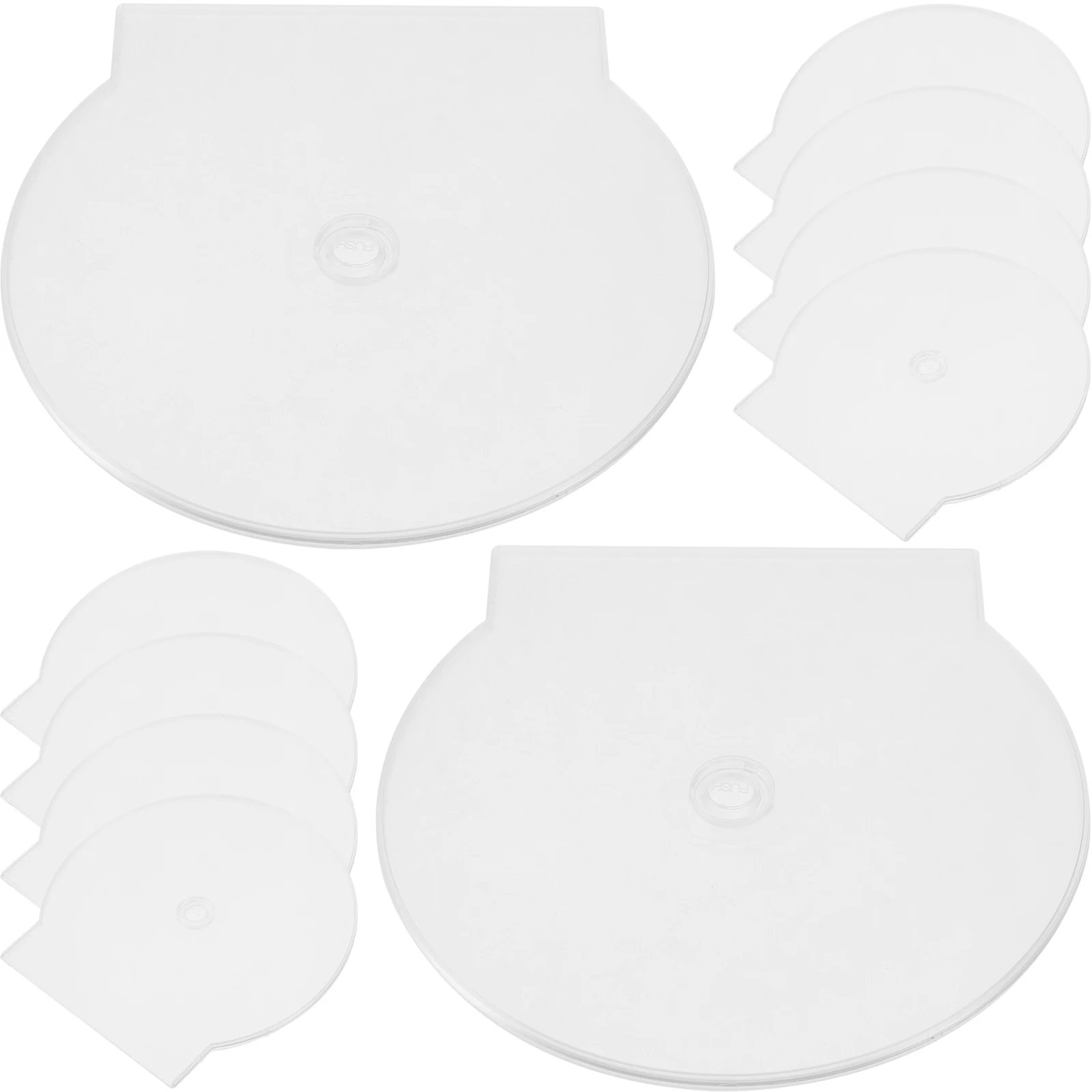 20pcs Reusable Case Clear Pp Dvd Holder Portable Storage Box Scratch Proof Travel Dvd Sleeve Light Compact Discs Holder
20pcs Reusable Case Clear Pp Dvd Holder Portable Storage Box Scratch Proof Travel Dvd Sleeve Light Compact Discs Holder