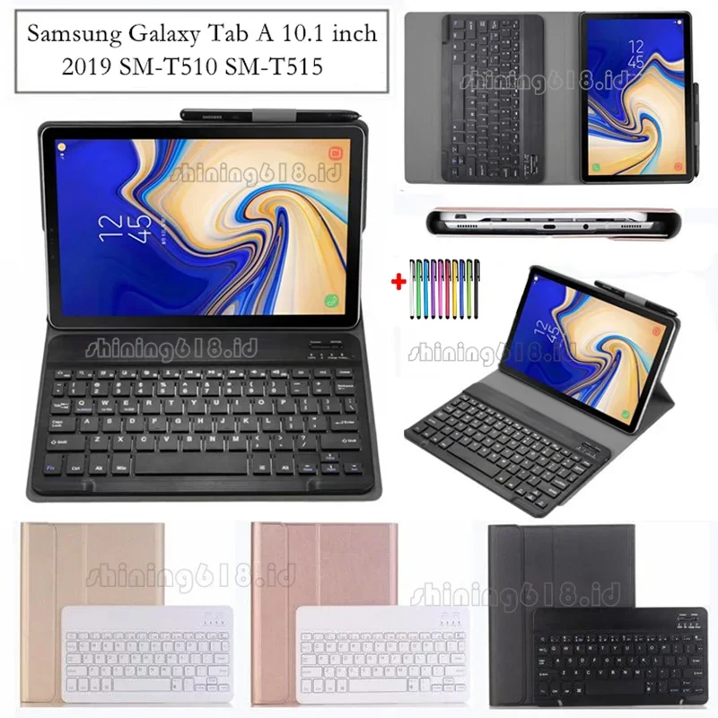 For Samsung Galaxy Tab A 10.1 2019 SM-T510 T515 Keyboard+Case High Quality with Stand Flip Leather Tablet Cover
For Samsung Galaxy Tab A 10.1 2019 SM-T510 T515 Keyboard+Case High Quality with Stand Flip Leather Tablet Cover