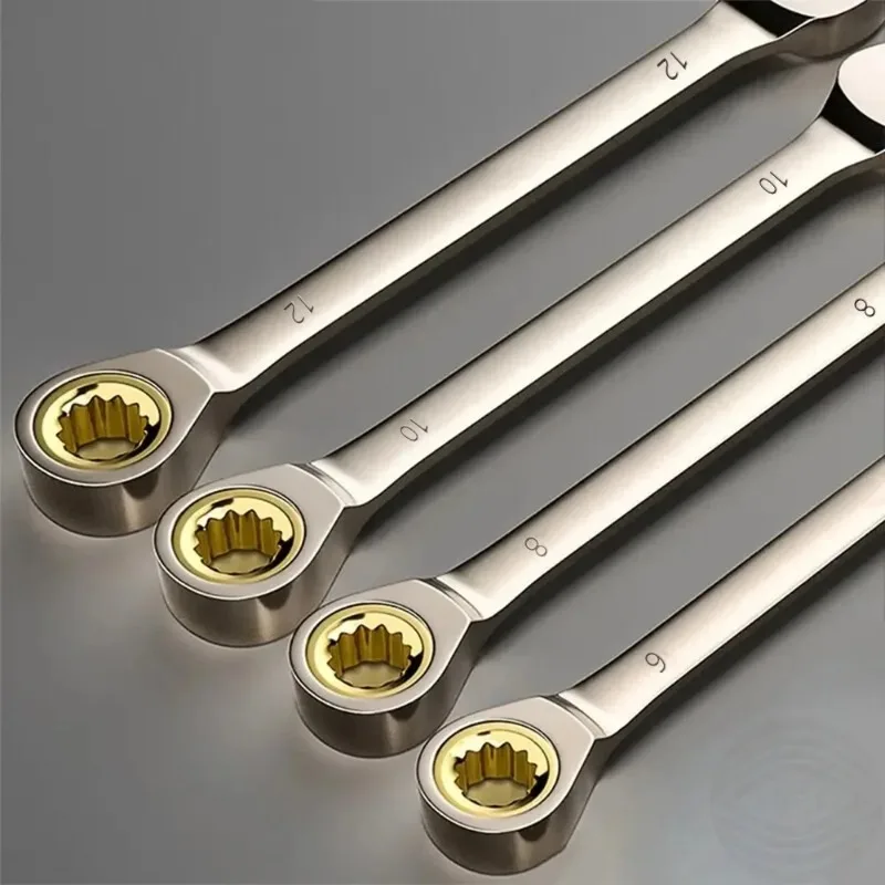 Lyr 1pcs Golden Ratchet Wrenches Torque Universal Spanners Metric Hand Car Repair Tools
Lyr 1pcs Golden Ratchet Wrenches Torque Universal Spanners Metric Hand Car Repair Tools