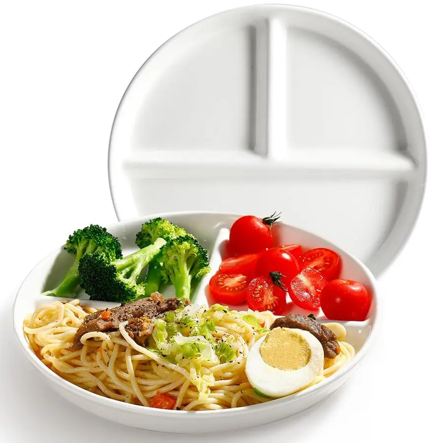 Керамическая тарелка для контроля порций для похудения, 9-дюймовая разделенная тарелка для взрослых, тарелка с 3 отделениями для здорового питания, пригодная для мытья в посудомоечной машине
Керамическая тарелка для контроля порций для похудения, 9-дюймовая разделенная тарелка для взрослых, тарелка с 3 отделениями для здорового питания, пригодная для мытья в посудомоечной машине