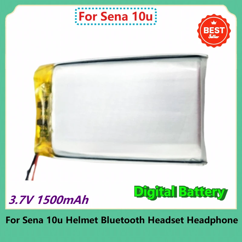 3.7V 1500mAh Replacement Digital Battery For Sena 10u Helmet Bluetooth Headset Headphone
3.7V 1500mAh Replacement Digital Battery For Sena 10u Helmet Bluetooth Headset Headphone