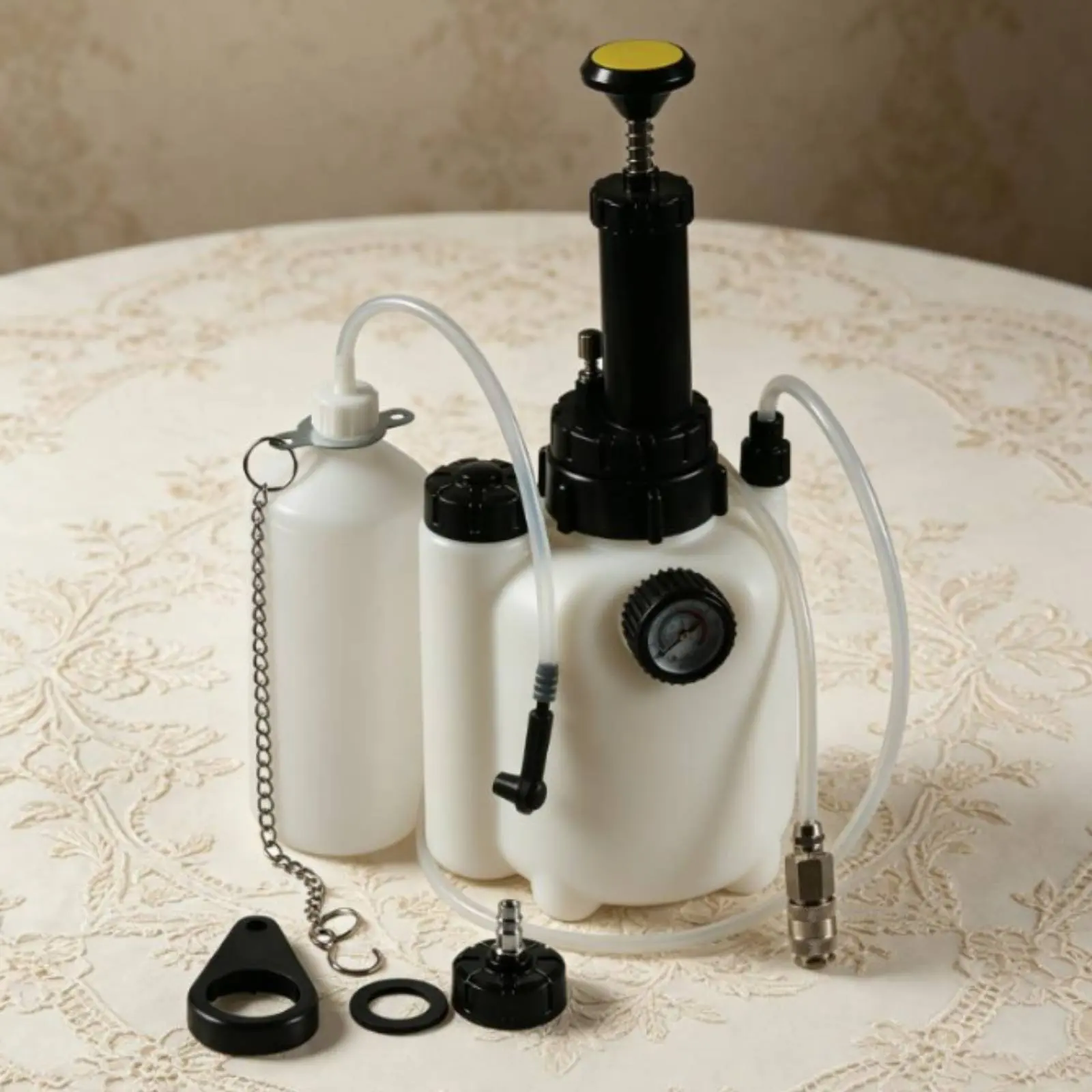 Car Brake Oil Change Tool Portable Design Manual Brake Bleeder Bottle Clutch Fluid Change Kit Multi-Vehicle Use Hose Included
Car Brake Oil Change Tool Portable Design Manual Brake Bleeder Bottle Clutch Fluid Change Kit Multi-Vehicle Use Hose Included