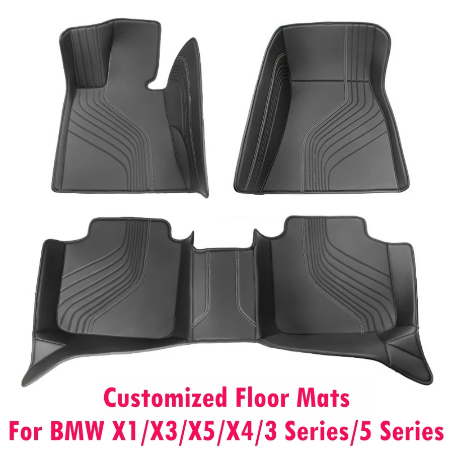 All-Weather Protection Floor Mats For BMW X5/X3/X4/X1/3 Series/5 Series Nappa PU Fully Surrounded Car Floor Liners Inner Decorat
All-Weather Protection Floor Mats For BMW X5/X3/X4/X1/3 Series/5 Series Nappa PU Fully Surrounded Car Floor Liners Inner Decorat