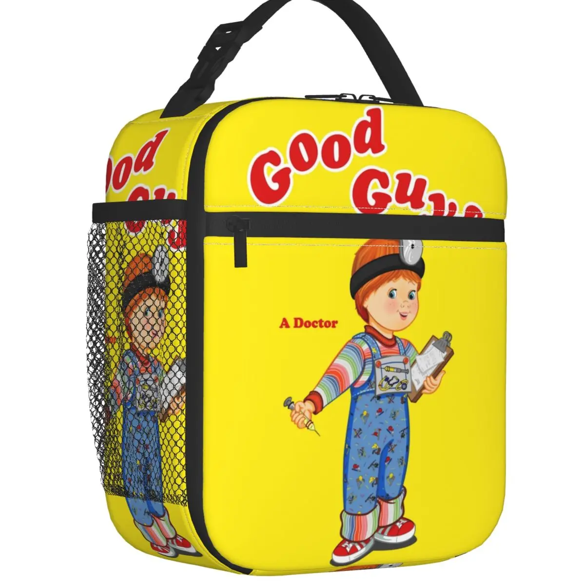 Good Guys Doctor Resuable Lunch Box Leakproof Child's Play Chucky Thermal Cooler Food Insulated Lunch Bag School Kids Student
Good Guys Doctor Resuable Lunch Box Leakproof Child's Play Chucky Thermal Cooler Food Insulated Lunch Bag School Kids Student
