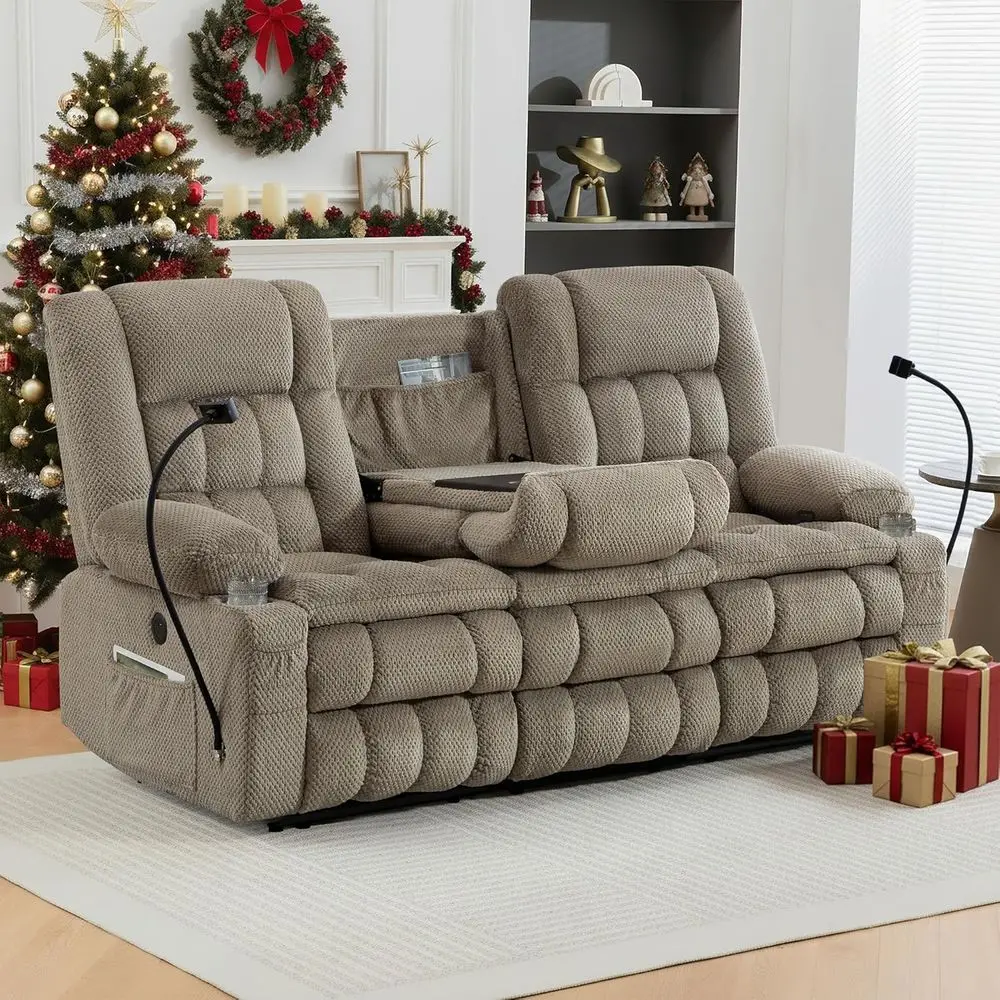 3 Seater Reclining Couch with Old-Down Fill, Hidden Storage, Double Padded Sofa for Living Room or RV (Sand)
3 Seater Reclining Couch with Old-Down Fill, Hidden Storage, Double Padded Sofa for Living Room or RV (Sand)
