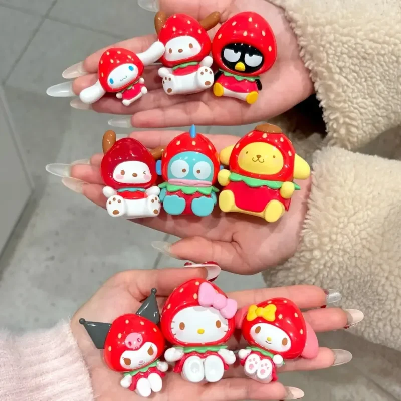 Genuine Sanrio Characters Strawberry Candy Series Mini Blind Box Cute Bag Pendant Keychain Desktop Ornament Kawaii Toy
Genuine Sanrio Characters Strawberry Candy Series Mini Blind Box Cute Bag Pendant Keychain Desktop Ornament Kawaii Toy