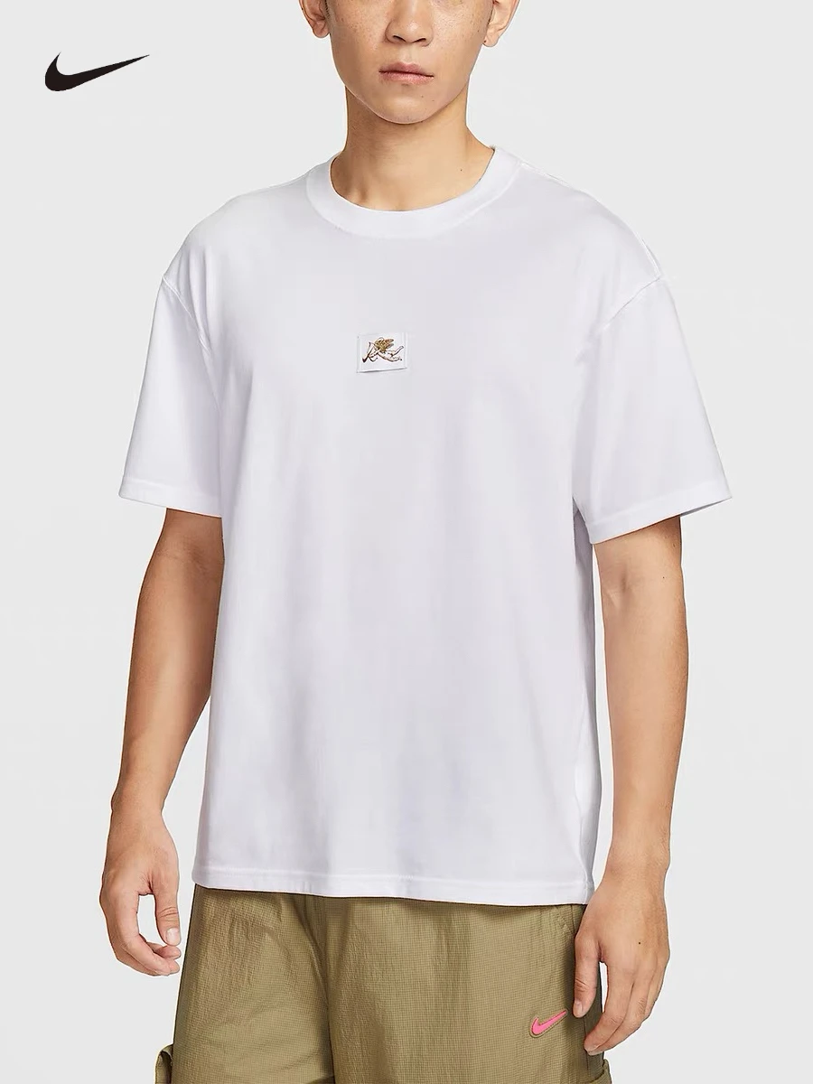 Nike Men's Classic Short Sleeve Tee Summer Crew Neck Loose Casual Sports Top Breathable Cotton T-Shirt for Men IH1170-100
Nike Men's Classic Short Sleeve Tee Summer Crew Neck Loose Casual Sports Top Breathable Cotton T-Shirt for Men IH1170-100