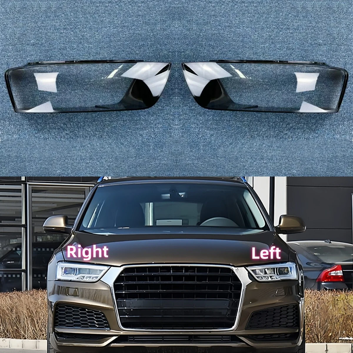 For Audi Q3 2016 2017 2018 Car Clear Front Headlight Lens Cover Replacement Headlight HeadLamp Shell Cover
For Audi Q3 2016 2017 2018 Car Clear Front Headlight Lens Cover Replacement Headlight HeadLamp Shell Cover
