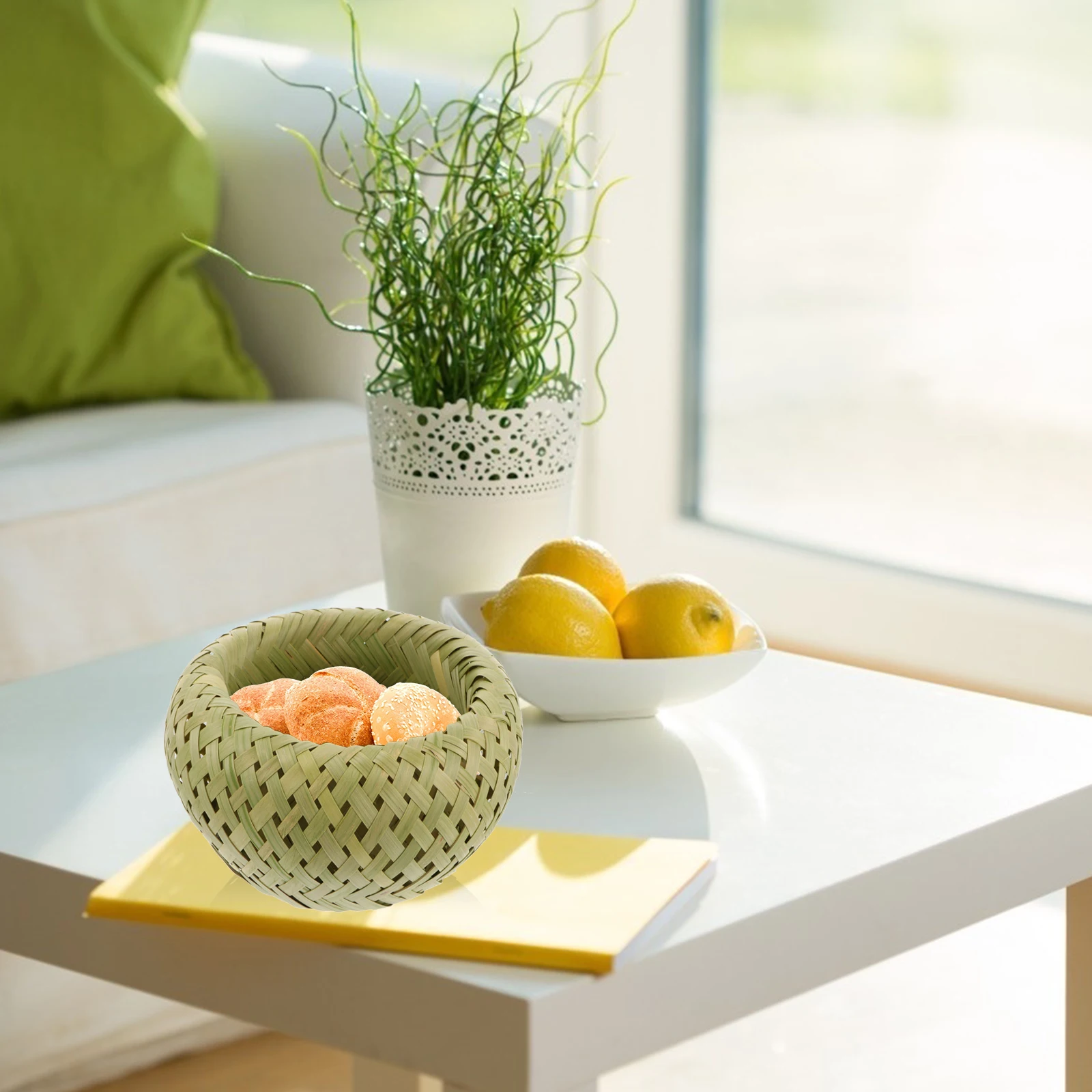 1pc Double Layer Bamboo Fruit Basket Woven Storage Container for Bread Snack Food Portable Round Kitchen Organizer Home Gift
1pc Double Layer Bamboo Fruit Basket Woven Storage Container for Bread Snack Food Portable Round Kitchen Organizer Home Gift