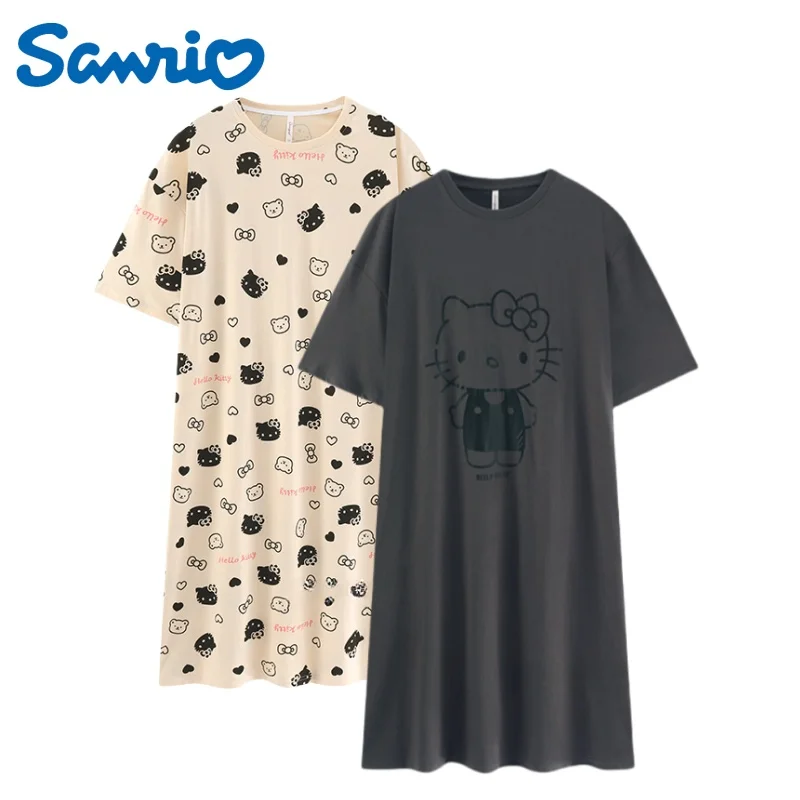 New Sanrio Crew Neck Pajamas Cartoon HelloKitty Long Cotton Nightdress Casual Fashion Print Breathable Girl's Holiday Gift
New Sanrio Crew Neck Pajamas Cartoon HelloKitty Long Cotton Nightdress Casual Fashion Print Breathable Girl's Holiday Gift