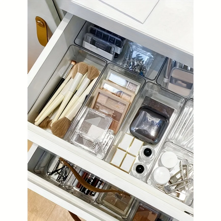Versatile Drawer Organizer Clear Plastic Trays And Dividers In 2 Sizes For Perfect Makeup And Kitchen Storage Kitchen Accessorie
Versatile Drawer Organizer Clear Plastic Trays And Dividers In 2 Sizes For Perfect Makeup And Kitchen Storage Kitchen Accessorie