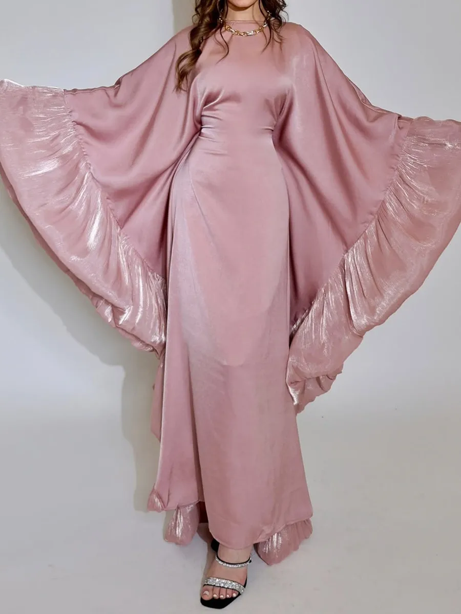 Muslim Women Kaftan Arabic Dubai Abaya Solid Stain Patchwork Long Dress Modest Ramadan Robe Femme African Islamic Clothing
Muslim Women Kaftan Arabic Dubai Abaya Solid Stain Patchwork Long Dress Modest Ramadan Robe Femme African Islamic Clothing