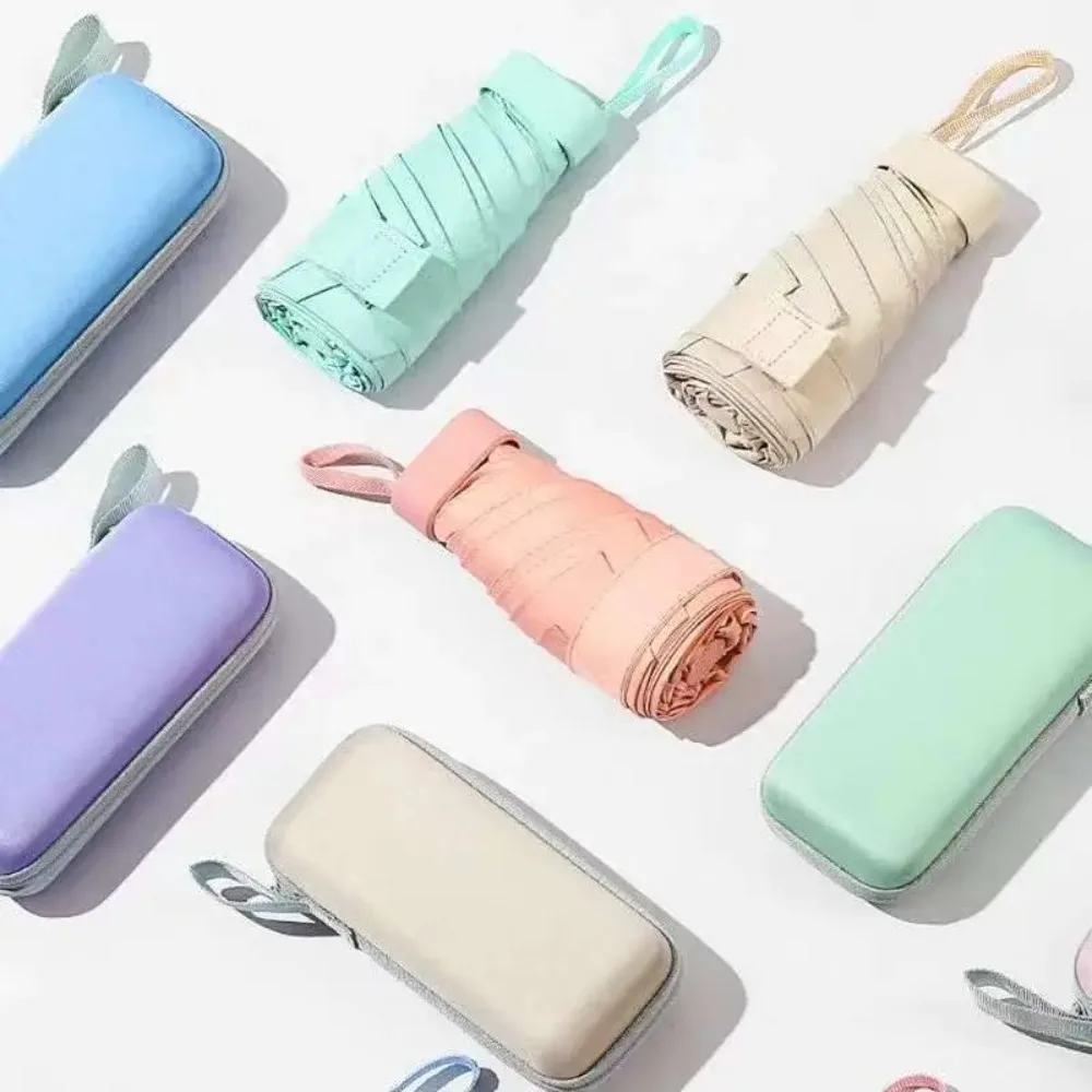 Зонт от солнца Портативный плоский шестикратный солнцезащитный зонт с защитой от УФ-излучения Карманный зонт Двойного назначения с упаковкой
Зонт от солнца Портативный плоский шестикратный солнцезащитный зонт с защитой от УФ-излучения Карманный зонт Двойного назначения с упаковкой