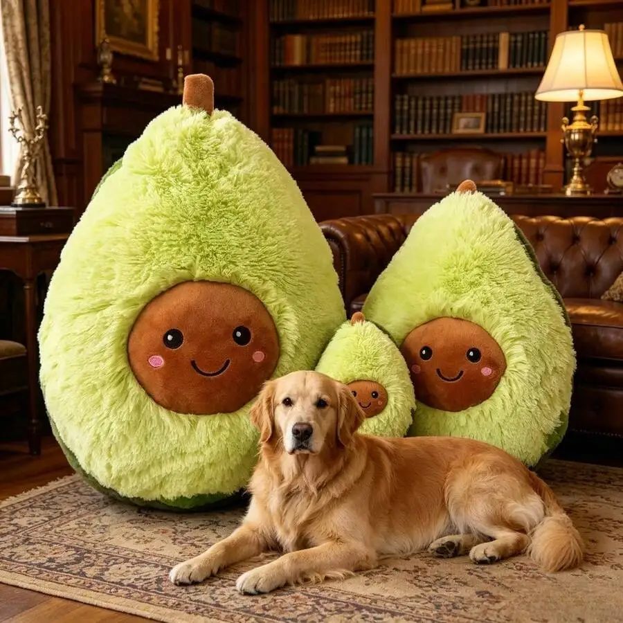 Avocado Shaped Plush Toy For Dogs Cartoon Fruit Pet Toy
Avocado Shaped Plush Toy For Dogs Cartoon Fruit Pet Toy