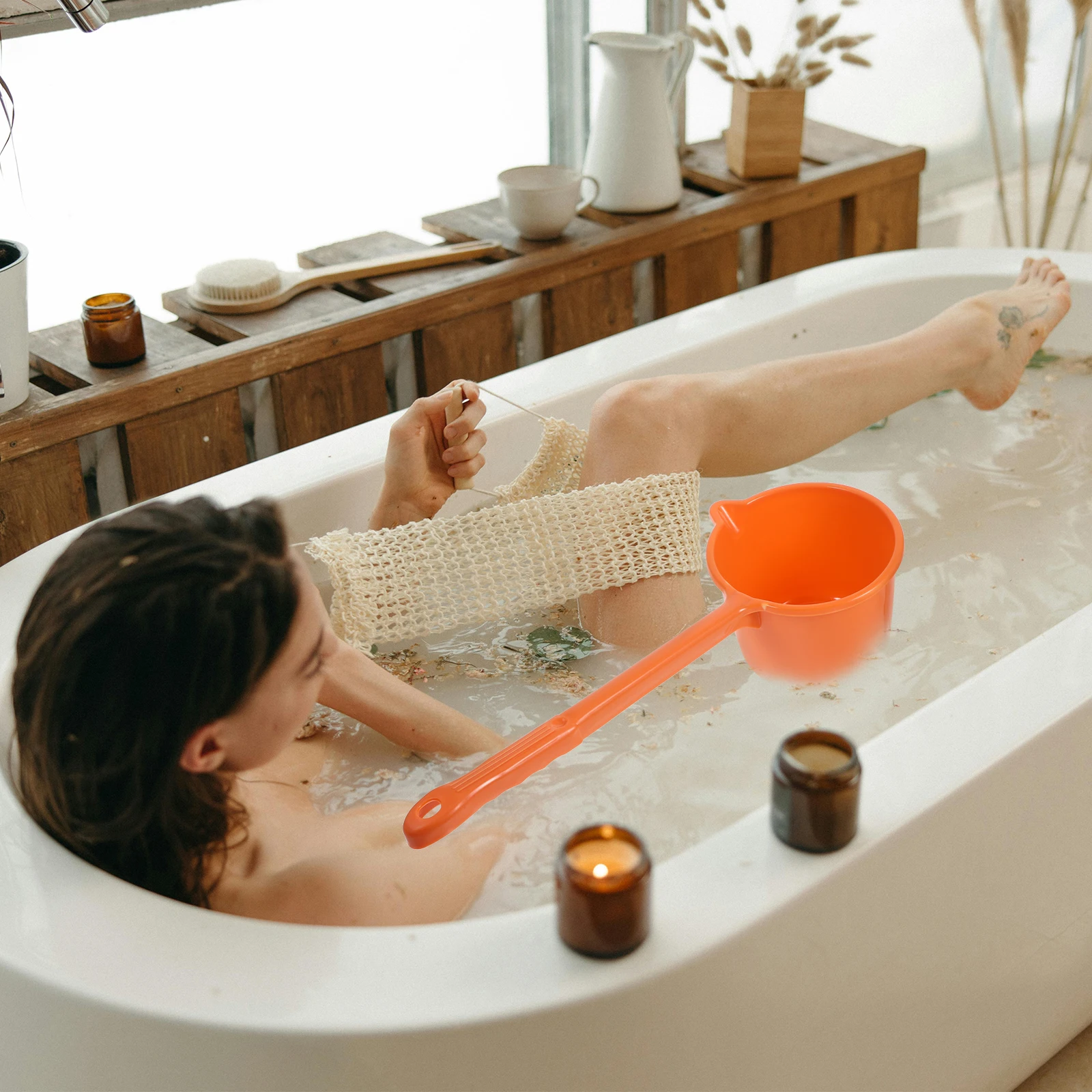 Long Handle Bath Spoon Water Scoop Pink Baby Bathroom Ladle Indoor Scooper Multipurpose Kitchen Garden Sauna Practical Bathing
Long Handle Bath Spoon Water Scoop Pink Baby Bathroom Ladle Indoor Scooper Multipurpose Kitchen Garden Sauna Practical Bathing