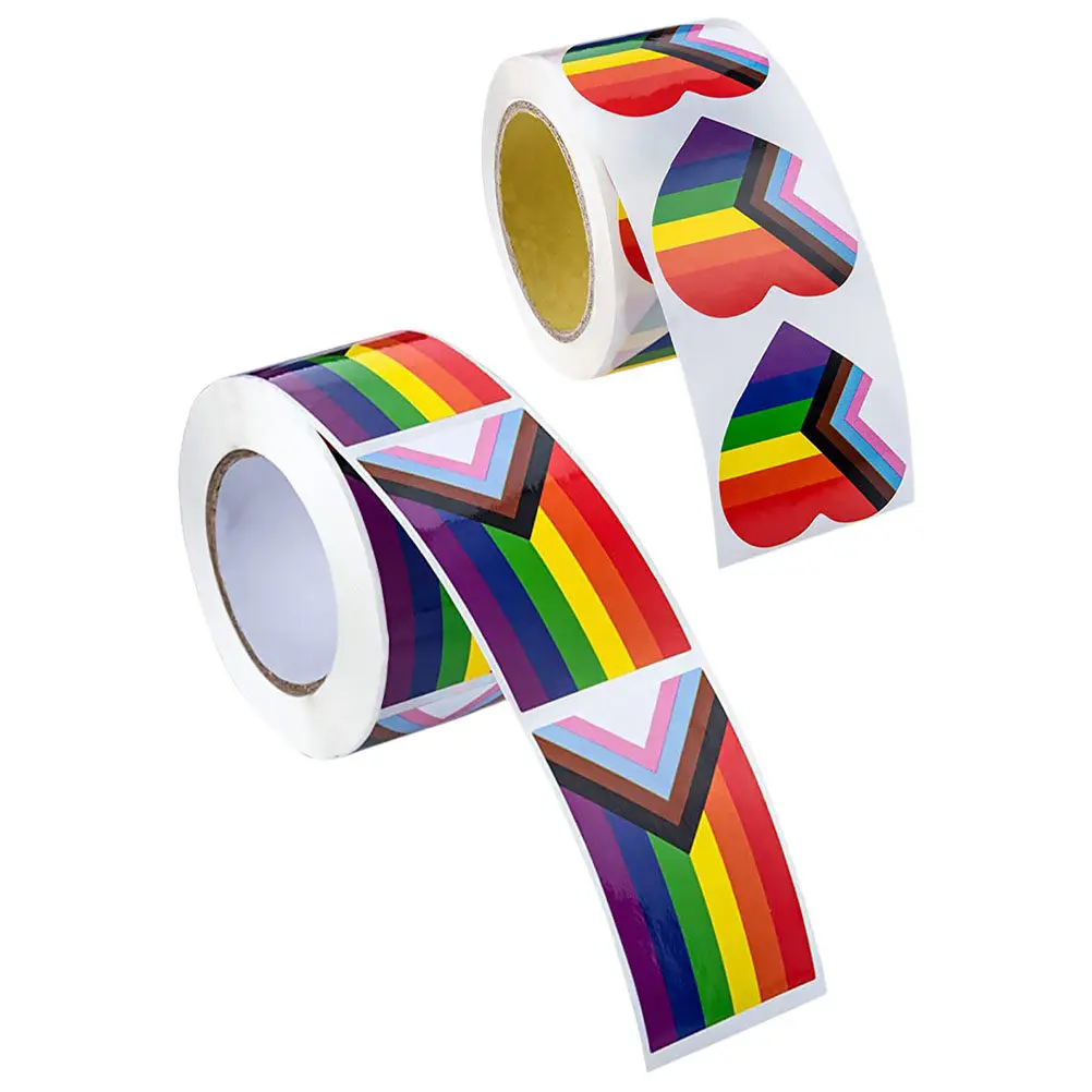 2 Rolls Pride Stickers Rainbow Flag Heart Decals Skin Friendly Waterproof Easy Apply Remove Festive Party Photo Shoot
2 Rolls Pride Stickers Rainbow Flag Heart Decals Skin Friendly Waterproof Easy Apply Remove Festive Party Photo Shoot