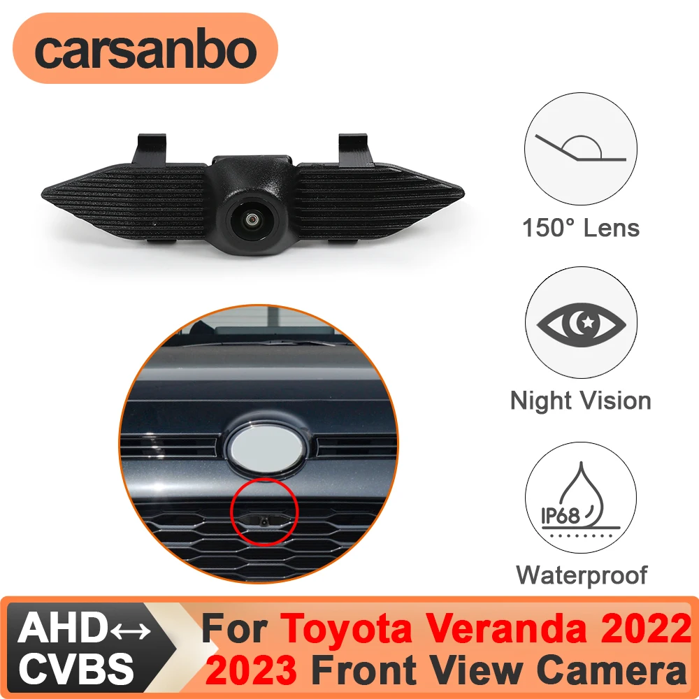 Carsanbo For Toyota Veranda 2022 2023 Front View Parking Camera CCD AHD 150° Night Vision Fisheye Lens Waterproof Vehicle Camera
Carsanbo For Toyota Veranda 2022 2023 Front View Parking Camera CCD AHD 150° Night Vision Fisheye Lens Waterproof Vehicle Camera