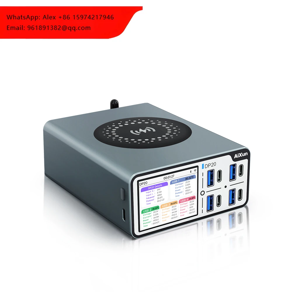 Aixun DP20 Fast Charging 2.4-inch Screen + WIFI Bluetooth Support Curve Detection And Multi-protocol Display Recognition
Aixun DP20 Fast Charging 2.4-inch Screen + WIFI Bluetooth Support Curve Detection And Multi-protocol Display Recognition