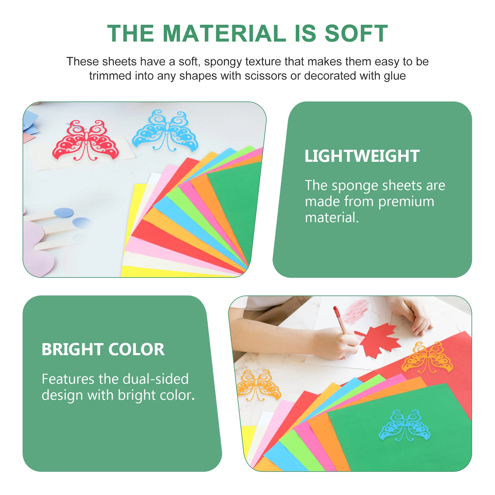 50 Pcs Handmade Sponge Paper Craft Making Papers Colorful Folding Painting DIY Crafts Supplies Materials
50 Pcs Handmade Sponge Paper Craft Making Papers Colorful Folding Painting DIY Crafts Supplies Materials