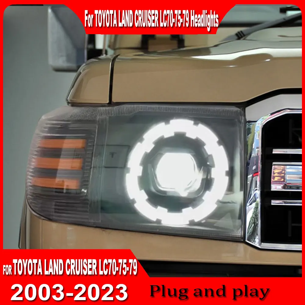 For Toyota Land Cruiser LC70 LC75 LC79 Led Car Headlights 2002 2003 2004 2005 2006 2007 2008-2023 70-Series Headlamp Assembly
For Toyota Land Cruiser LC70 LC75 LC79 Led Car Headlights 2002 2003 2004 2005 2006 2007 2008-2023 70-Series Headlamp Assembly
