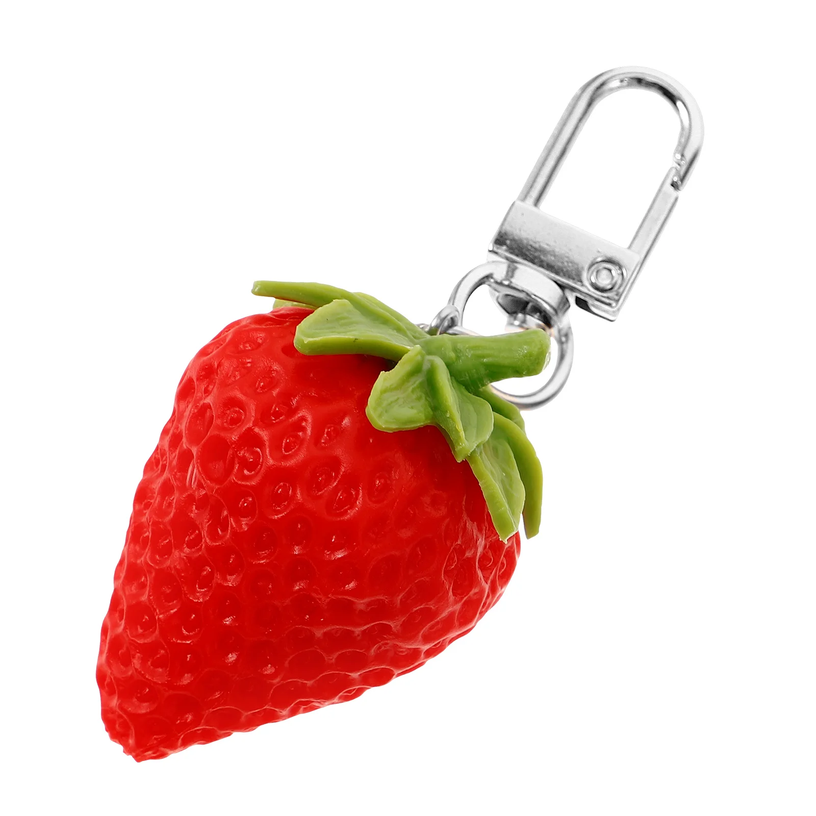 Simulation Strawberry Keychain Pendant Wear-resistant Faux Fruit Hanging Charm Bag Pendant Fruit Design Key Chain
Simulation Strawberry Keychain Pendant Wear-resistant Faux Fruit Hanging Charm Bag Pendant Fruit Design Key Chain