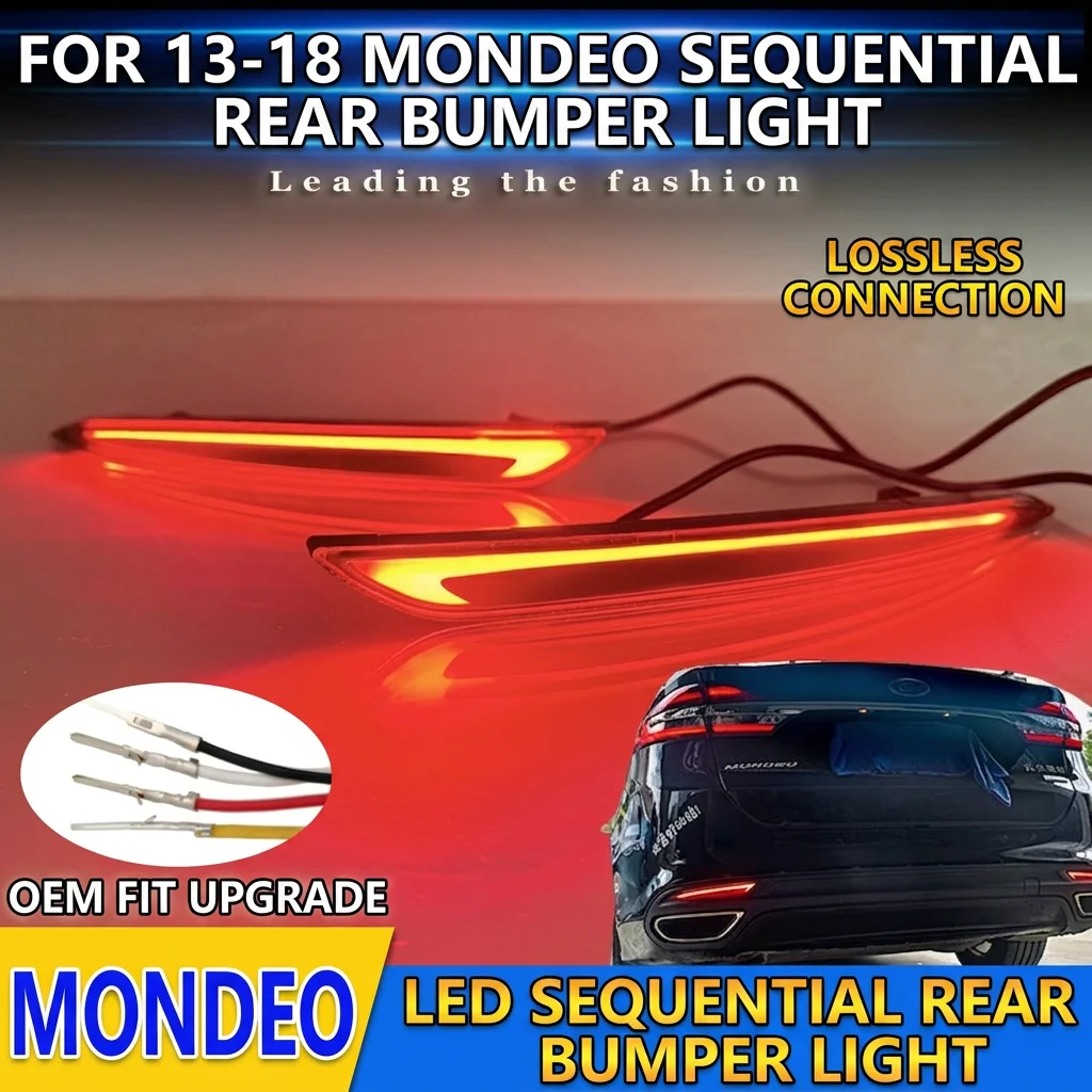 2pcs Car LED Rear Bumper Lamps For Ford Fusion Mondeo 5 MK5 2013 2014 2015 2016 2017 2018 Brake Reflector Fog Lights Turn Signal
2pcs Car LED Rear Bumper Lamps For Ford Fusion Mondeo 5 MK5 2013 2014 2015 2016 2017 2018 Brake Reflector Fog Lights Turn Signal