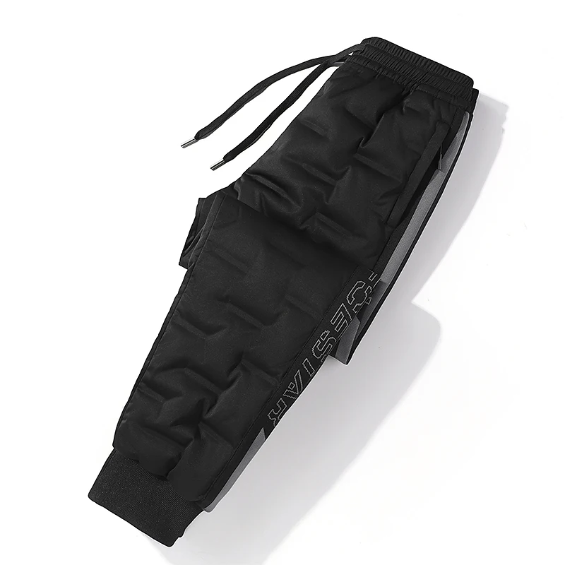 New Men Duck Down Pants Winter Fleece-lined Thickened Snow Pants Men's Casual Trousers Waterproof Outdoor Cold-proof Ski Pants 
New Men Duck Down Pants Winter Fleece-lined Thickened Snow Pants Men's Casual Trousers Waterproof Outdoor Cold-proof Ski Pants