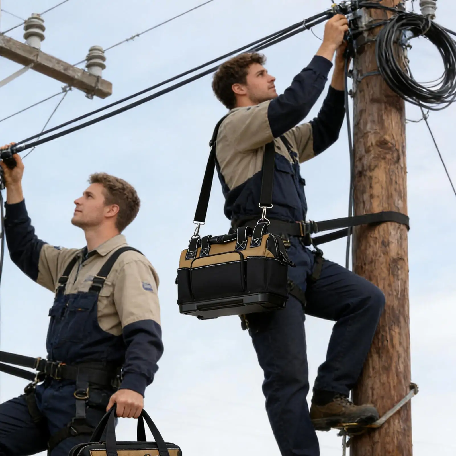 Сумки для хранения инструментов, широкий отверстий, ящик для инструментов, сумка для организации электрика, сумка для хранения инструментов для мастерской, электрика, ремонтника, ремесла
Сумки для хранения инструментов, широкий отверстий, ящик для инструментов, сумка для организации электрика, сумка для хранения инструментов для мастерской, электрика, ремонтника, ремесла