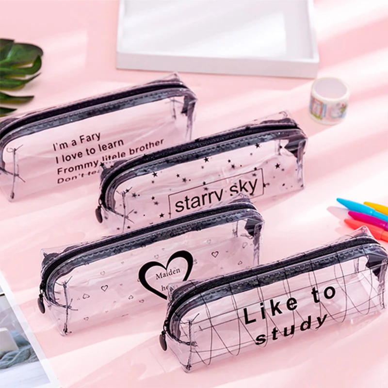 1Pc Kawaii Pencil Case Cartoon Transparent letter octagonal School Pencil Box Pencilcase School Supplies Stationery
1Pc Kawaii Pencil Case Cartoon Transparent letter octagonal School Pencil Box Pencilcase School Supplies Stationery