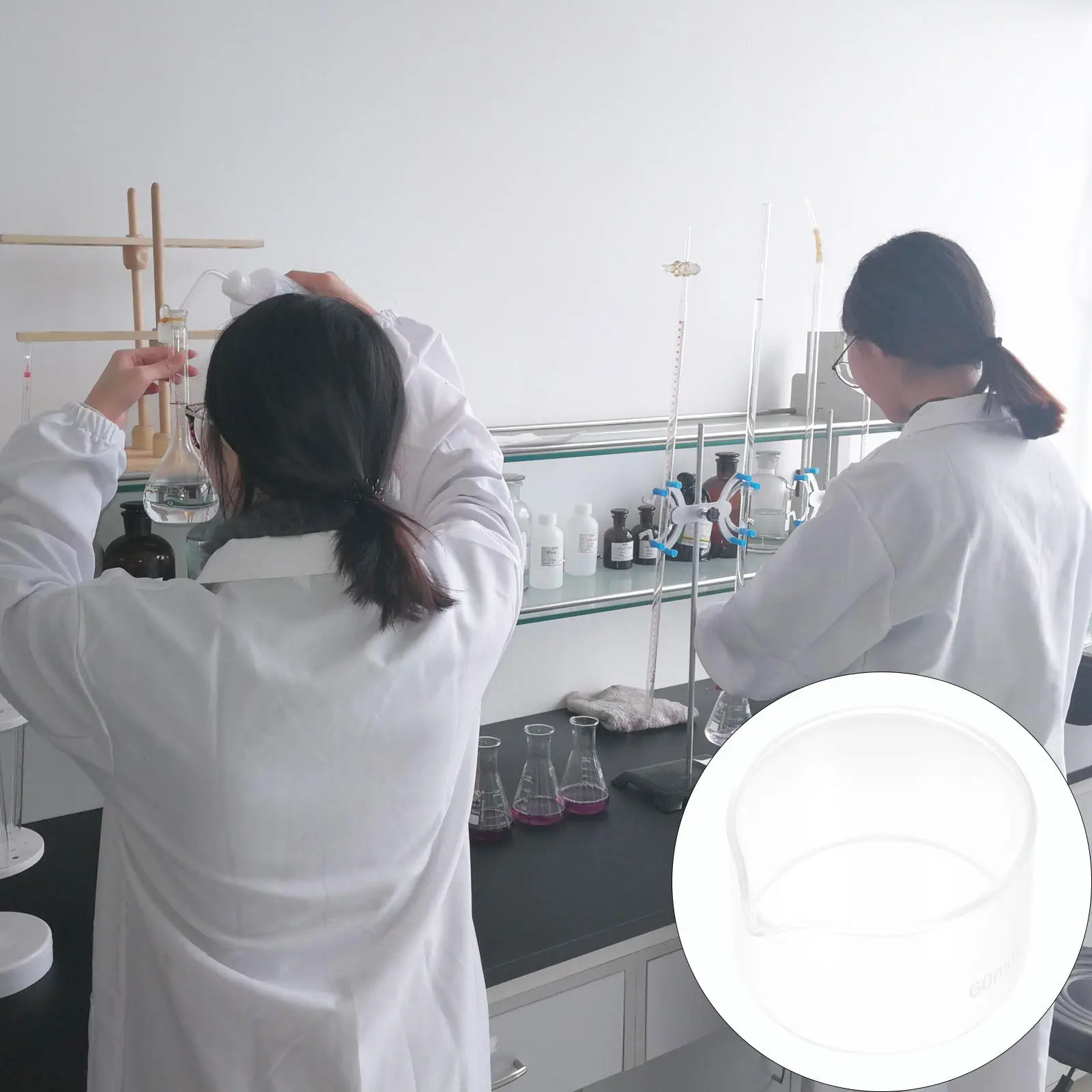 1Pcs Glass Crystallizing Dish Borosilicate Heavy Duty Rim Flat Bottom Spout Laboratory Evaporation Dish Reusable High
1Pcs Glass Crystallizing Dish Borosilicate Heavy Duty Rim Flat Bottom Spout Laboratory Evaporation Dish Reusable High