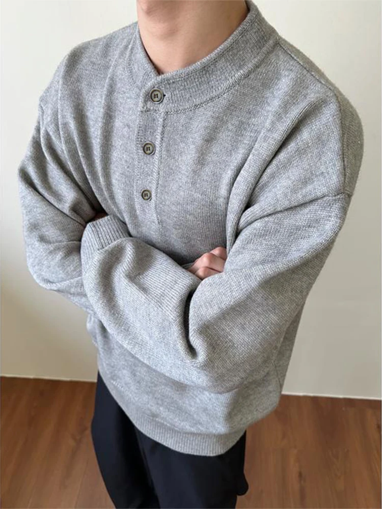 ay Henry Collar Knitted Sweater Men's Winter Lazy High-End Buttoned Outerwear Base Layer Top Trendy Long Sve Color
ay Henry Collar Knitted Sweater Men's Winter Lazy High-End Buttoned Outerwear Base Layer Top Trendy Long Sve Color